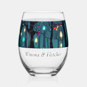 Floral Spray Fantasy Art Glas (Vorderseite)