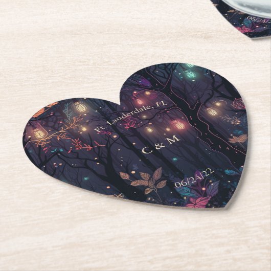 Floral Spray Fantasy Art Personalisiert Untersetzer (angewinkelt)