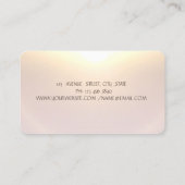 Floral Spray Flasche Abstrakte Visitenkarte (Rückseite)