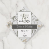 Floral Sprigs Moderne, einfache Elegante Inspirivi Geschenkanhänger (Vorderseite)