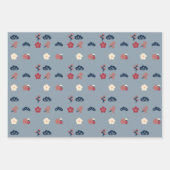 Floral Spring Boho Botanical Geschenkpapier Set (Vorderseite 3)