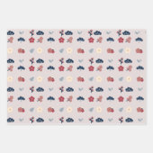 Floral Spring Boho Botanical Geschenkpapier Set (Vorderseite 2)