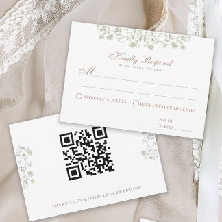 Floral Spring Chinoiserie Einschließung Karte