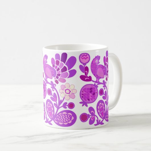 Floral Spring Deko Kaffeetasse (VorderseiteRechts)