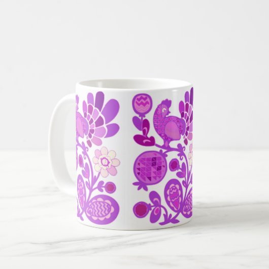 Floral Spring Deko Kaffeetasse (Vorderseite Links)