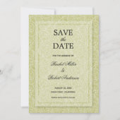 Floral Spring Green Save The Date (Vorderseite)
