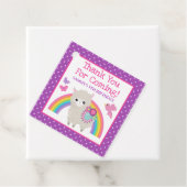 Floral Spring Llama & Rainbow Birthday Geschenkanhänger (Beispiel)