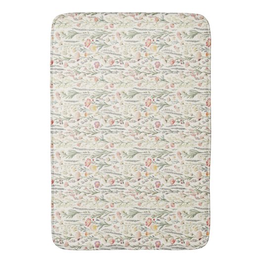Floral Springtime Badematte (Vorderseite Vertikal)