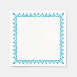 Floral Square Frame Napkins Serviette