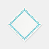 Floral Square Frame Napkins Serviette (Ecke)
