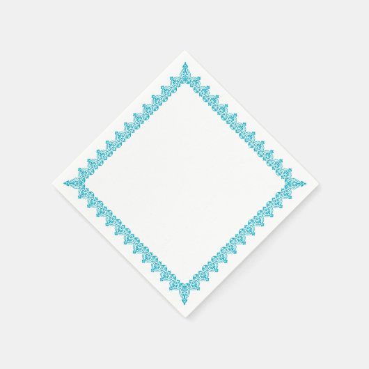 Floral Square Frame Napkins Serviette (Ecke)