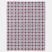 Floral Squares Fleecedecke (Vorderseite)