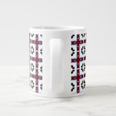 Floral Squares Jumbo-Tasse (Rückseite)