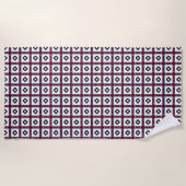 Floral Squares Strandtuch (Vorderseite)
