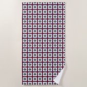 Floral Squares Strandtuch (Vorderseite)