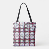Floral Squares Tasche (Rückseite)