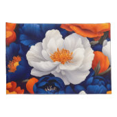 Floral Standard Pair Kissenbezug (Rückseite-Rechts)