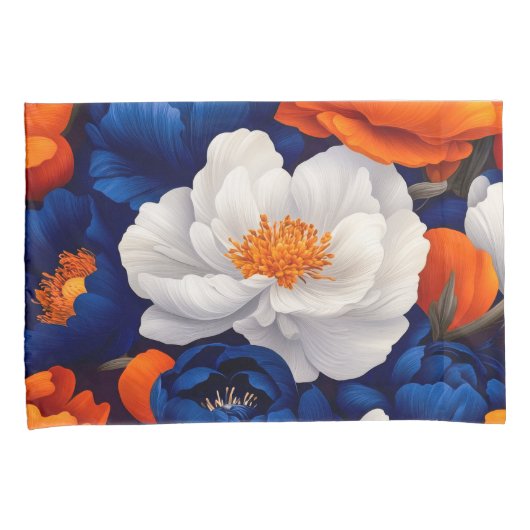 Floral Standard Pair Kissenbezug (Vorderseite-Rechts)