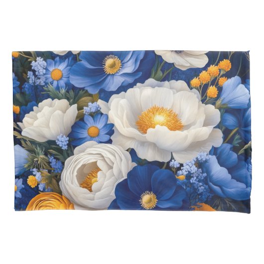 Floral Standard Single Pillowcase Kissenbezug (Vorderseite)