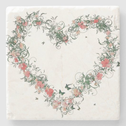 floral steinuntersetzer (Vorderseite)