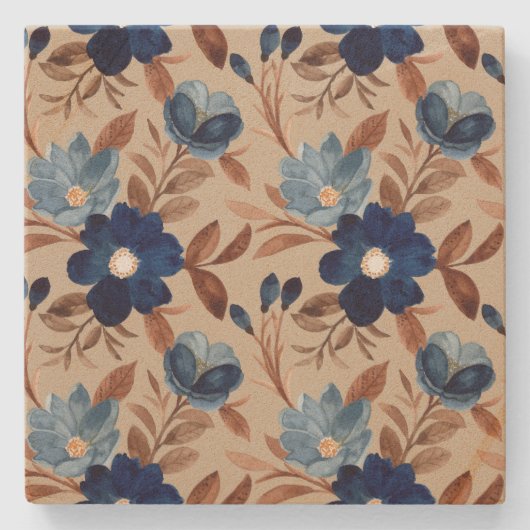 floral steinuntersetzer (Vorderseite)