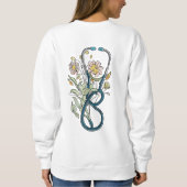 Floral Stethoscope Sweatshirt (Rückseite)
