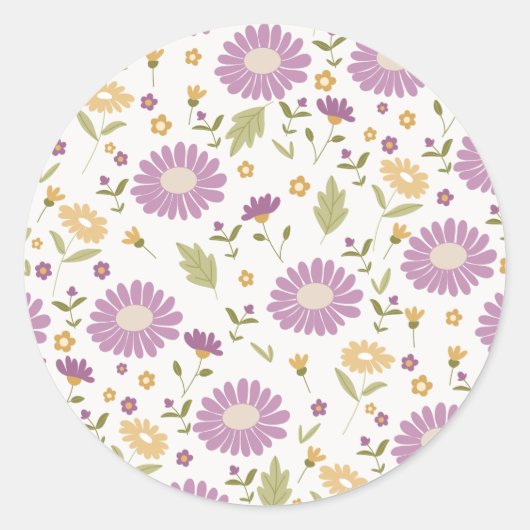 Floral Sticker  (Vorderseite)