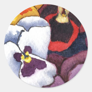 Floral Sticker "Pansy #2"