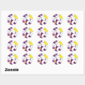 Floral Sticker "Pansy #4" (Blatt)