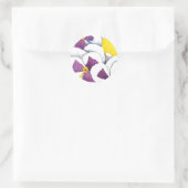 Floral Sticker "Pansy #4" (Tasche)