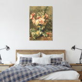 Floral Still Life Fine Art Stretched Canvas Print Leinwanddruck (Insitu (Schlafzimmer))