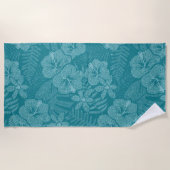 floral strandtuch (Vorderseite)