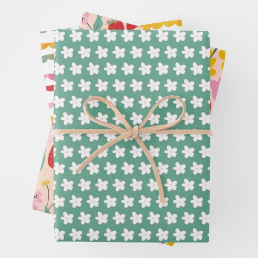 Floral Strawberry Dream Geschenkpapier Set (Beispiel)