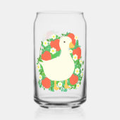 Floral Strawberry Goose Duck Dosenglas (Rückseite)