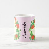 Floral Strawberry Goose Duck Kaffeetasse (Mittel)
