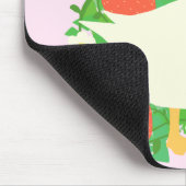 Floral Strawberry Goose Duck Mousepad (Ecke)