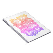 FLORAL STRICK 6.5x8.75 Spiral Notebook Notizblock (Rechte Seite)