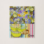 Floral Strip Soup Jigsaw Puzzle Daisy (Vertikal)