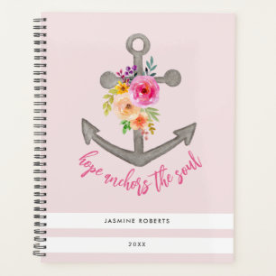 Floral Stripe Hope Ankersammelt das Soul Bible Ver Planer