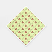 Floral Stripes Paper Napkins Serviette (Ecke)