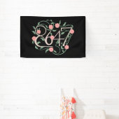 Floral Subtle Anti Trump 8647 86 47 Boho Banner (InSitu)