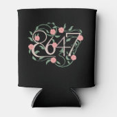 Floral Subtle Anti Trump 8647 86 47 Boho Dosenkühler (Vorderseite)