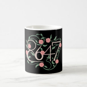 Floral Subtle Anti Trump 8647 86 47 Boho Kaffeetasse