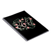 Floral Subtle Anti Trump 8647 86 47 Boho Notizblock (Rechte Seite)
