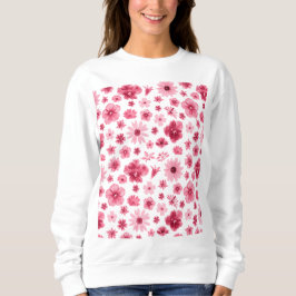 floral sudadera sweatshirt