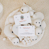 Floral Sugar Skull Burning Business Card Visitenkarte