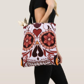 Floral Sugar Skull Day of the Dead Art Tasche (Von Nahem)