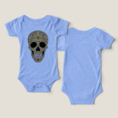 Floral Sugar Skull Dia de los Muertos (Design Vorderseite & Rückseite)