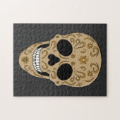 Floral Sugar Skull Dia de los Muertos Puzzle (Horizontal)