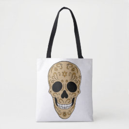 Floral Sugar Skull Dia de los Muertos Tasche
